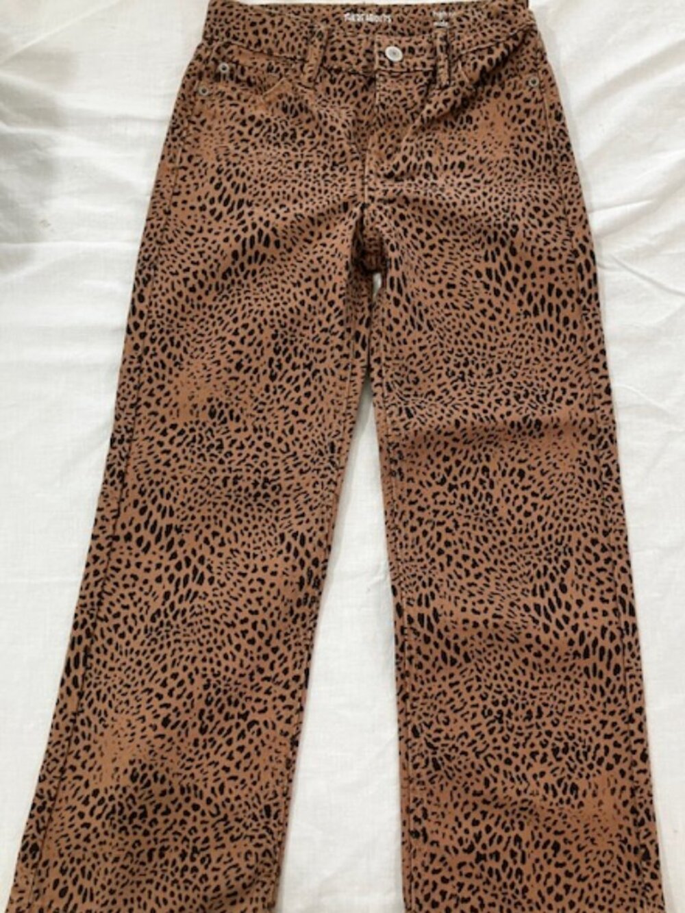 Girls Leopard Jeans